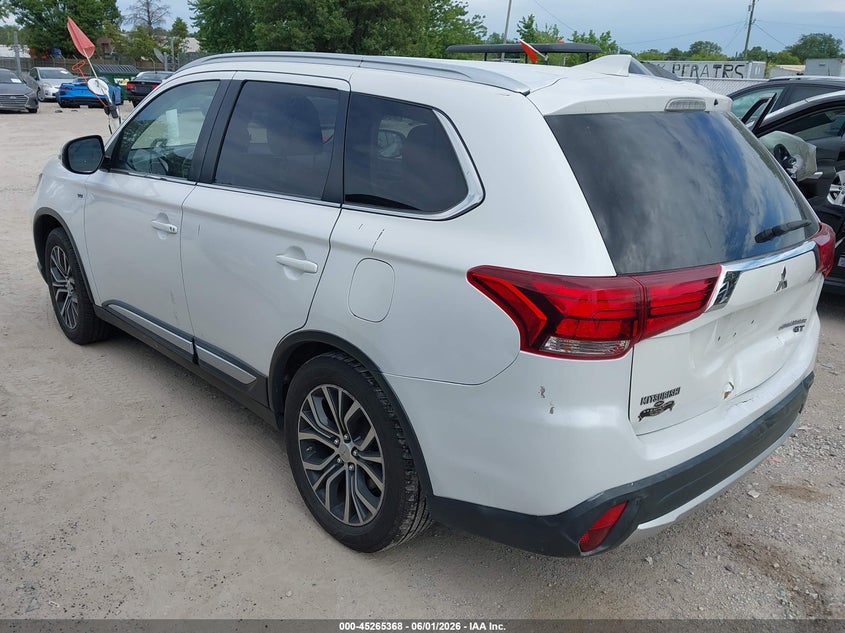 Vin: ja4jz4ax6hz039867, lot: 45763188, mitsubishi outlander gt 20173