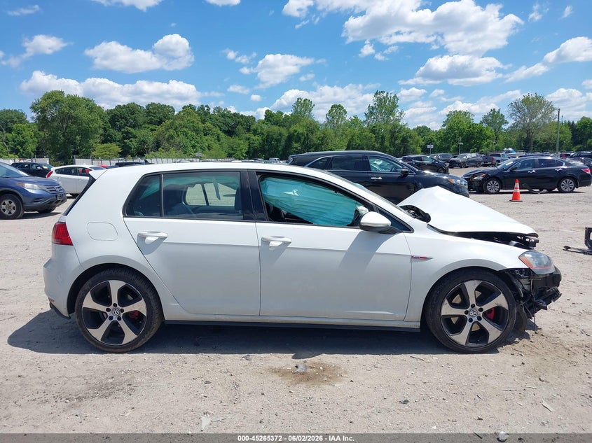 2016 Volkswagen Golf Gti Se 4-Door VIN: 3VW4T7AU8GM019676 Lot: 45265372