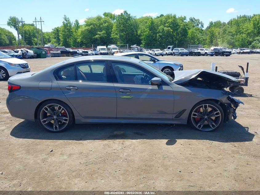 2021 BMW M550I xDrive VIN: WBA13BK07MCH00154 Lot: 45265393