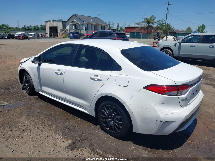 VIN JTDEPRAE6LJ049119 2020 TOYOTA COROLLA LE