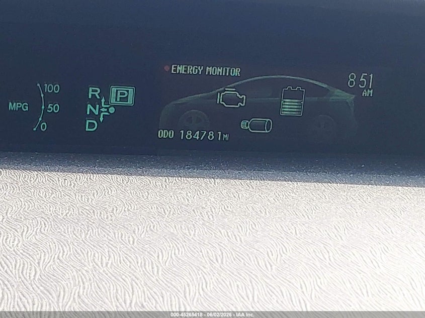 2013 TOYOTA PRIUS auction photo 7