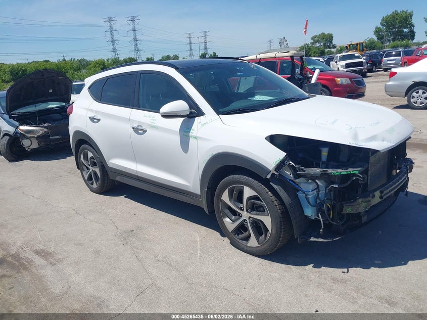 Vin: km8j33a23gu140166, lot: 45763255, hyundai tucson limited 20161