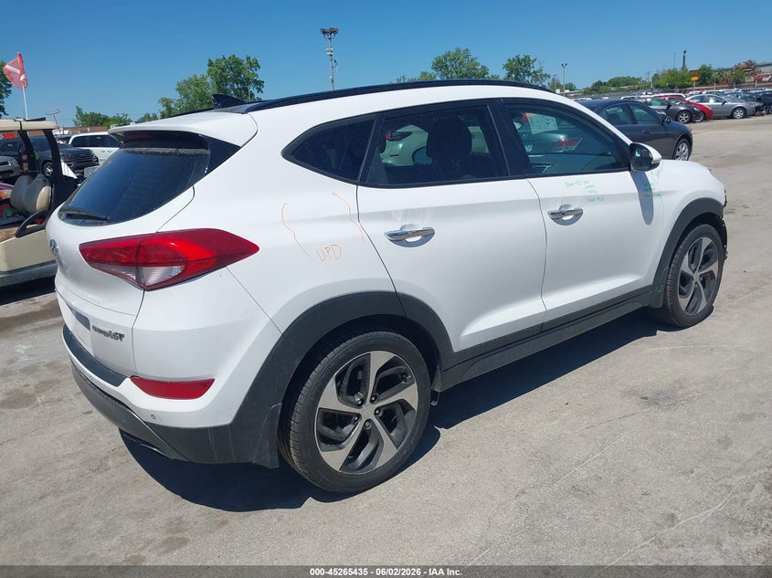 Vin: km8j33a23gu140166, lot: 45763255, hyundai tucson limited 20164