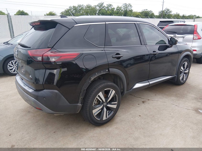 Vin: 5n1at3ca6mc727399, lot: 45763287, nissan rogue sl fwd 20214
