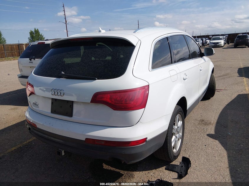 Vin: wa1lgafe2cd009999, lot: 45763295, audi q7 3.0t premium 20124