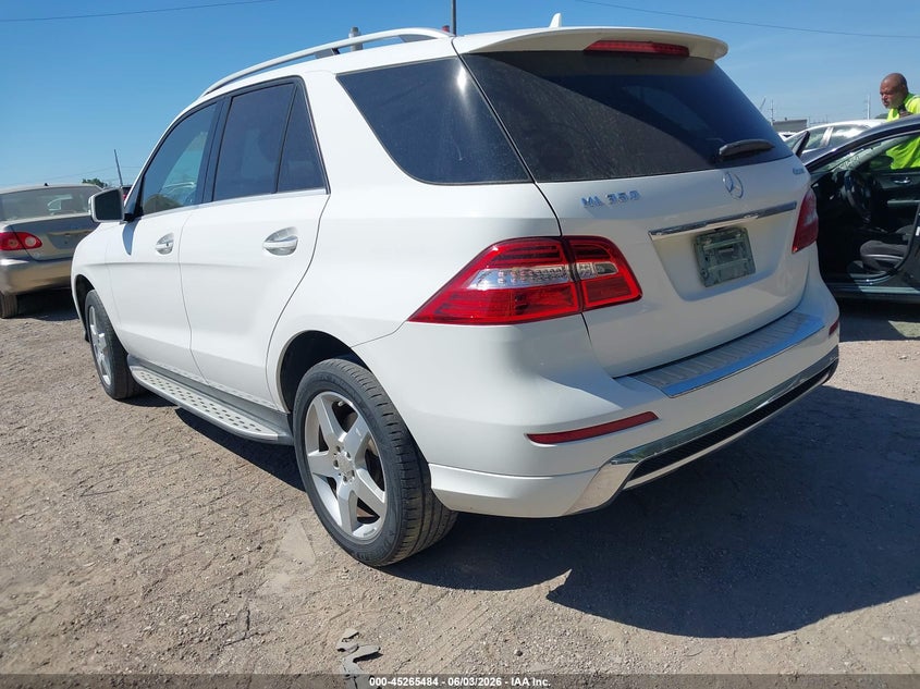 Vin: 4jgda5hb3ea284626, lot: 45763304, mercedes-benz ml 350 4matic 20143