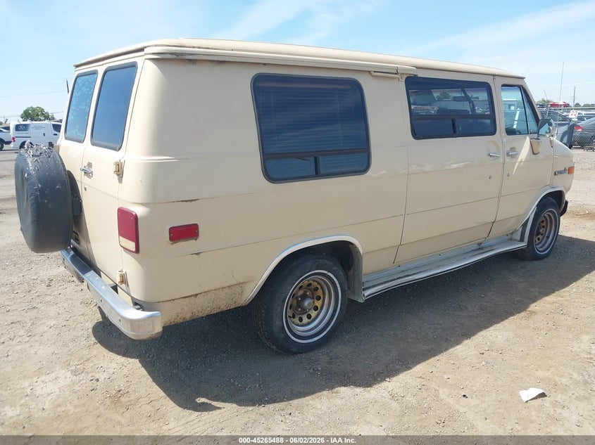 1985 GMC RALLY WAGON VAN 5.0L V8 CRB C