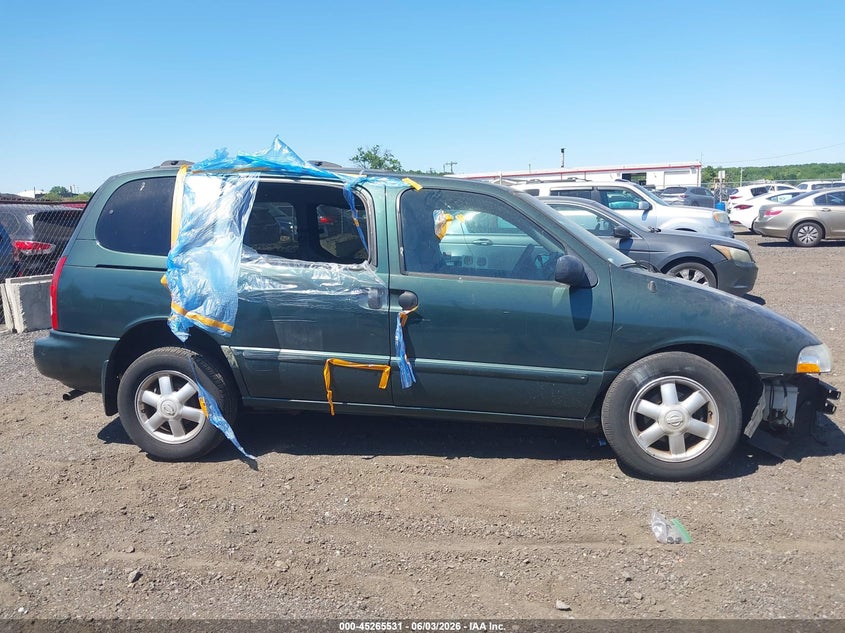 2002 Nissan Quest Gxe VIN: 4N2ZN15T22D814984 Lot: 45265531