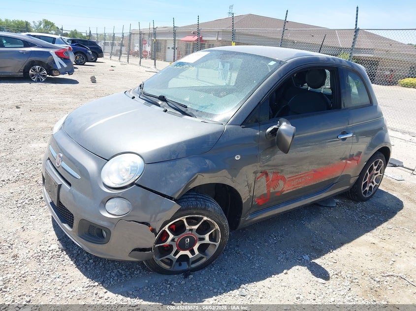 Vin: 3c3cffbr9dt754392, lot: 45763390, fiat 500 sport 20132