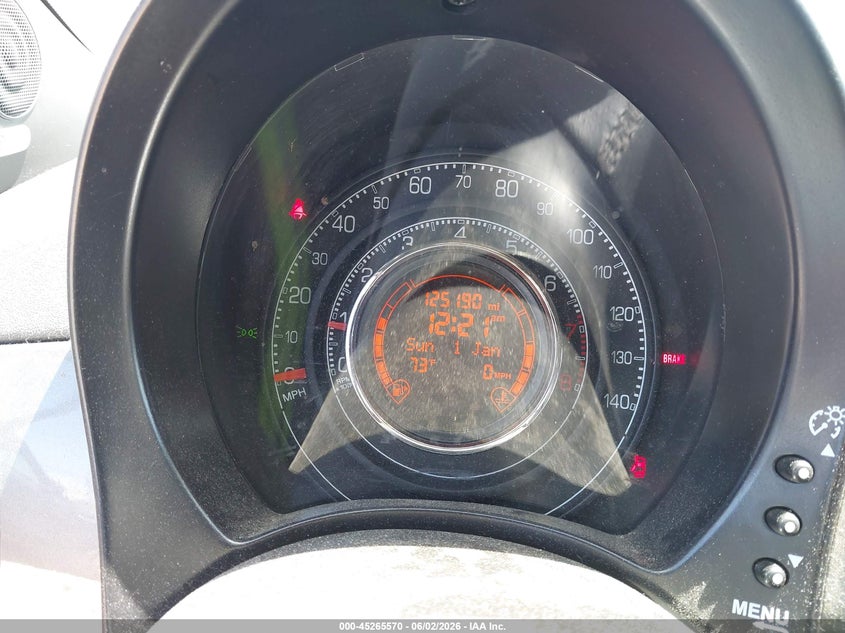 2013 Fiat 500 Sport VIN: 3C3CFFBR9DT754392 Lot: 45265570