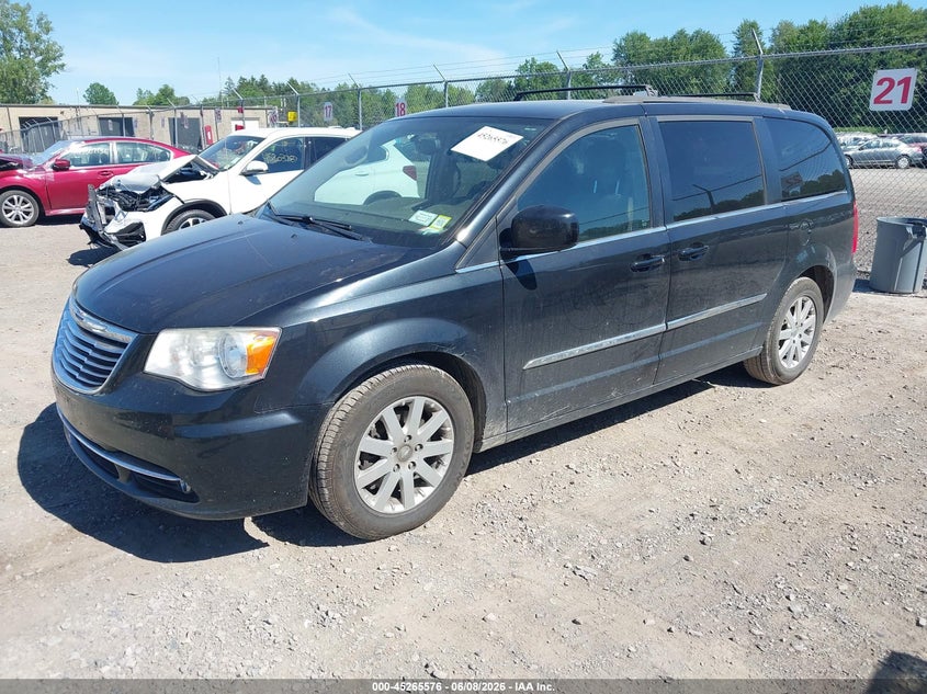 Vin: 2c4rc1bg0er438884, lot: 45763396, chrysler town & country touring 20142