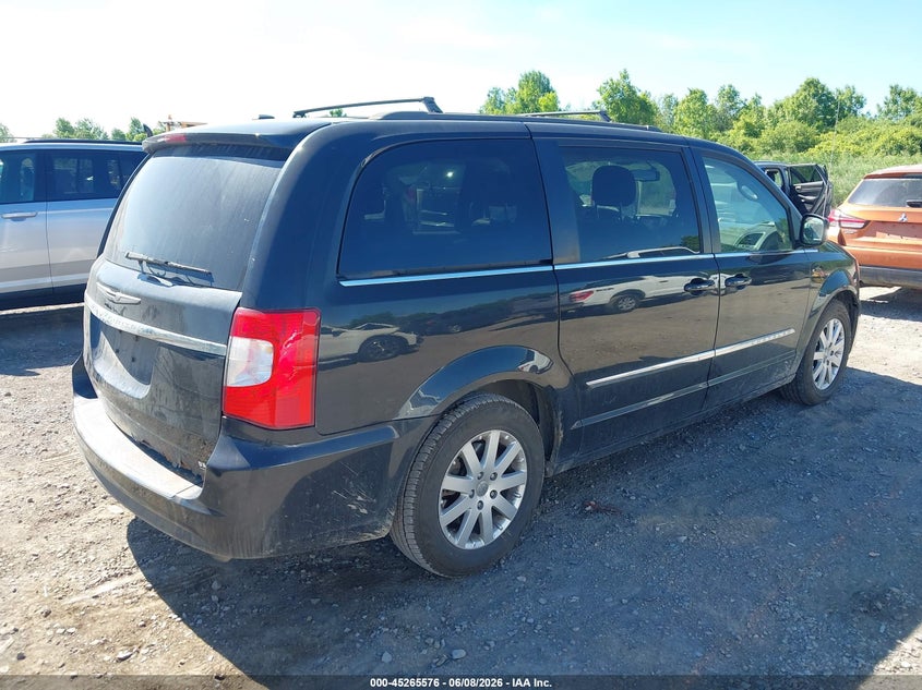 Vin: 2c4rc1bg0er438884, lot: 45763396, chrysler town & country touring 20144