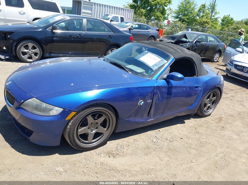 2007 BMW Z4 3.0I VIN: 4USBU335X7LW71233 Lot: 45265582