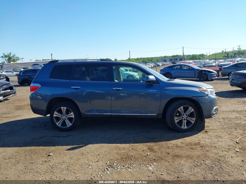 TOYOTA HIGHLANDER 2011 VIN 5TDDK3EHXBS046351