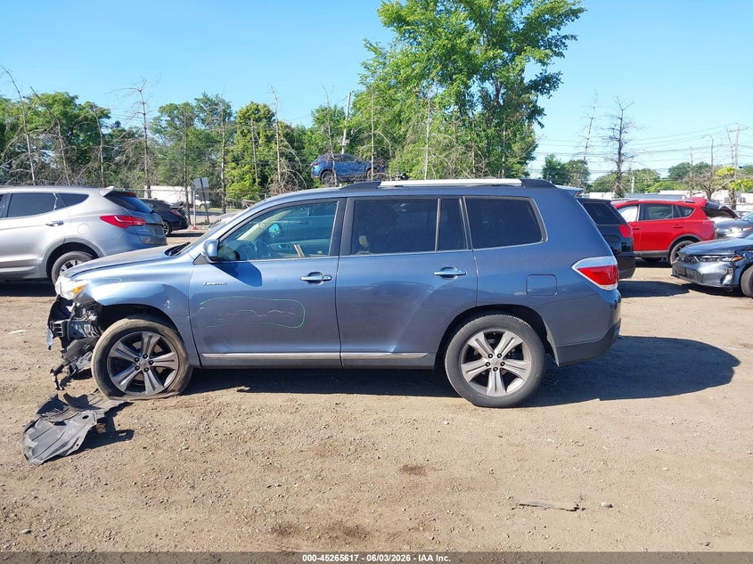 TOYOTA HIGHLANDER 2011 VIN 5TDDK3EHXBS046351