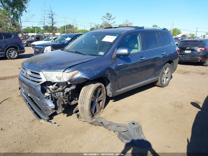 Vin: 5tddk3ehxbs046351, lot: 45763437, toyota highlander limited v6 20112