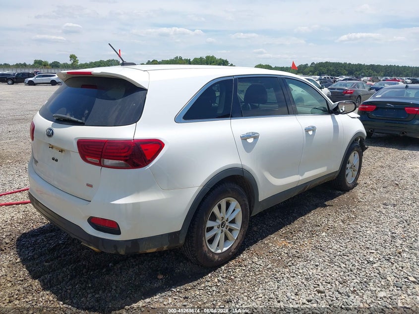 Vin: 5xypg4a35kg506334, lot: 45763494, kia sorento 2.4l lx 20194