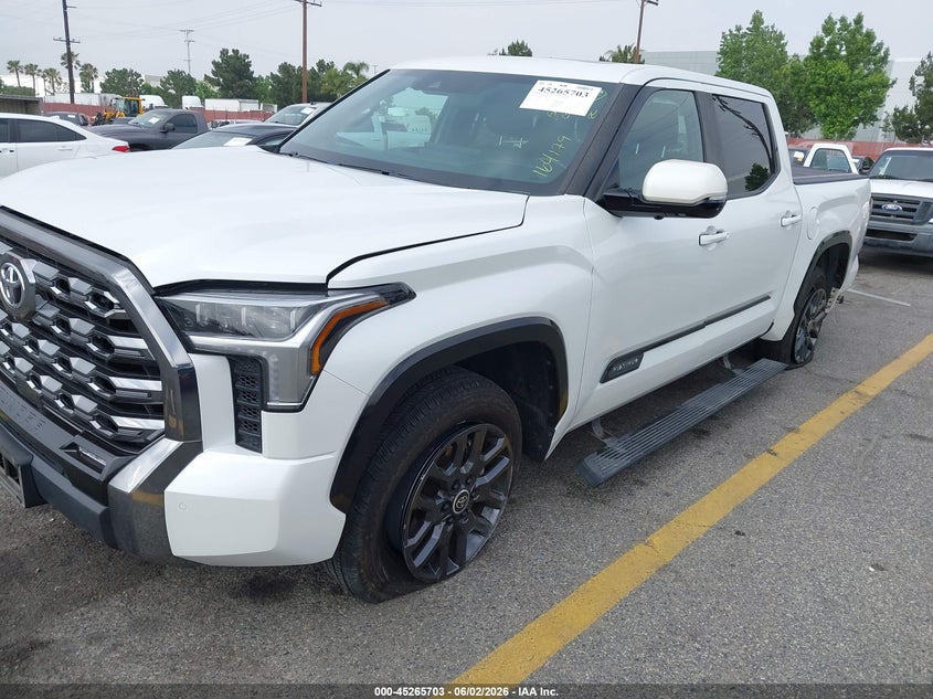 Vin: 5tfna5db5rx164179, lot: 45763523, toyota tundra platinum 20242
