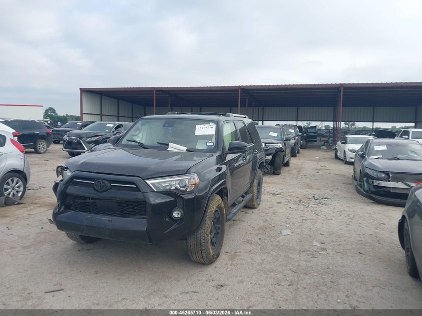 Vin: jteeu5jr2p5299312, lot: 45763530, toyota 4runner sr5 20232
