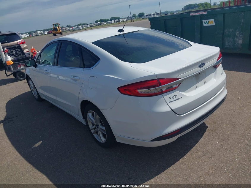 Vin: 3fa6p0h75jr104479, lot: 45763532, ford fusion se 20183