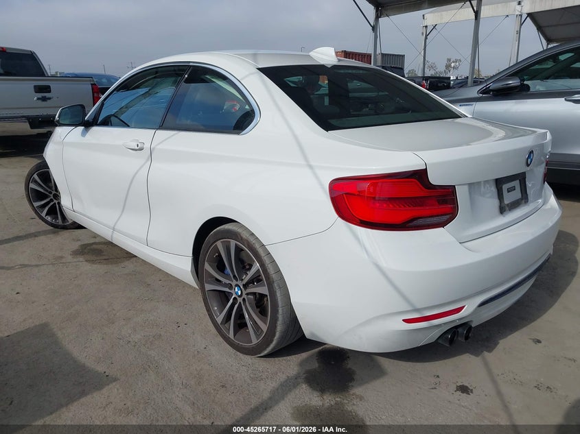Vin: wba2j1c57jvb98549, lot: 45763537, bmw 230i 20183