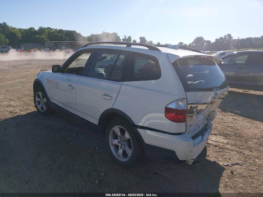2008 BMW X3 3.0Si VIN: WBXPC93498WJ19430 Lot: 45265744