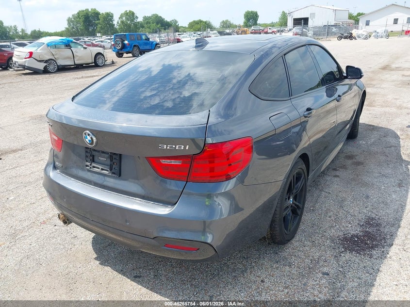 Vin: wba8z5c50fd672345, lot: 45763574, bmw 328i gran turismo xdrive 20154