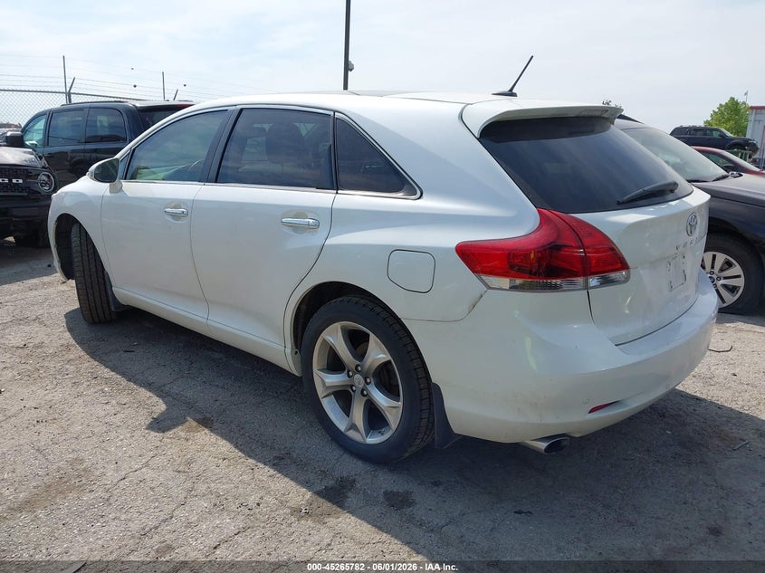 Vin: 4t3bk3bb7eu108976, lot: 45763602, toyota venza limited v6 20143