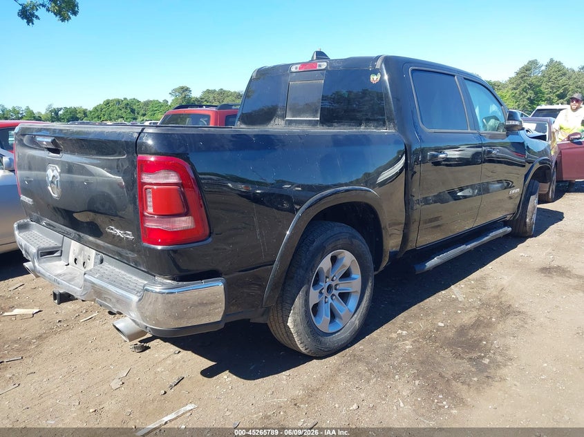 Vin: 1c6srfjt8nn441290, lot: 45763609, ram 1500 laramie  4x4 5'7 box 20224