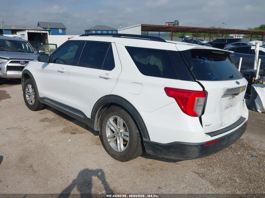 Vin: 1fmsk7dh7mga52245, lot: 45763619, ford explorer xlt 20213