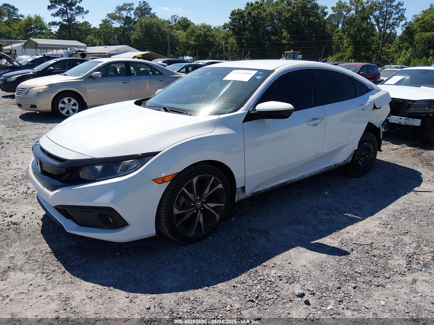 Vin: 2hgfc2f83kh602837, lot: 45763628, honda civic sport 20192