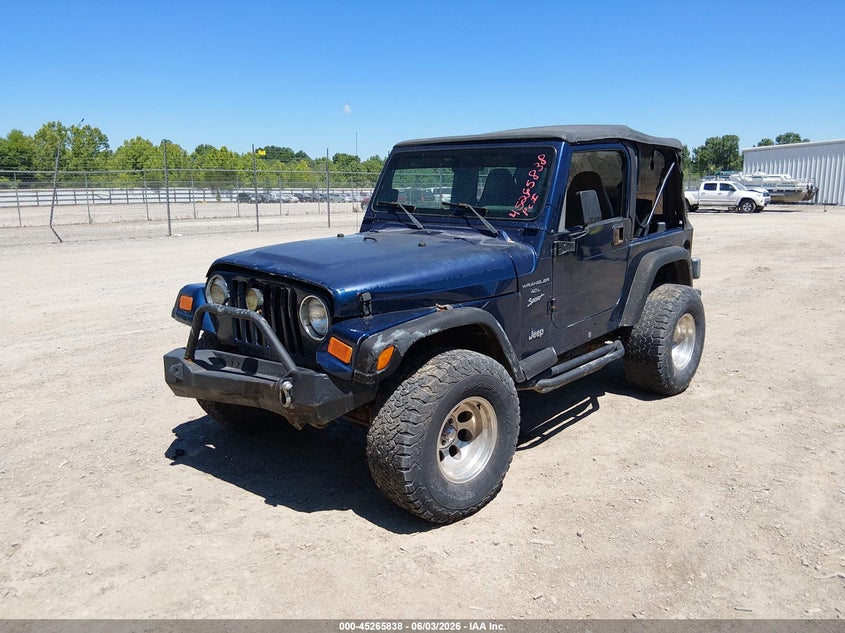 2000 JEEP WRANGLER auction photo 2