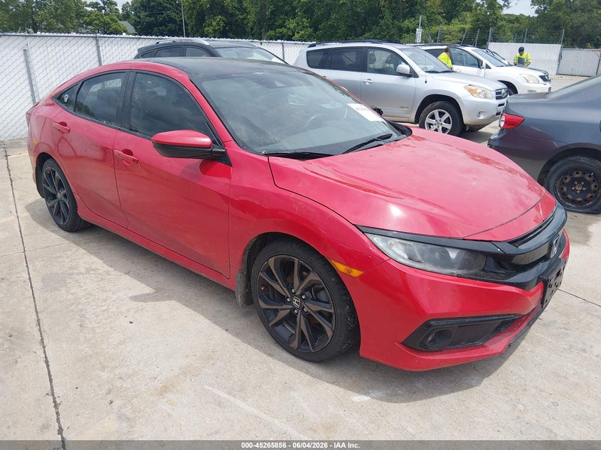 Vin: 2hgfc2e8xkh509010, lot: 45763676, honda civic sport 2019 img_1
