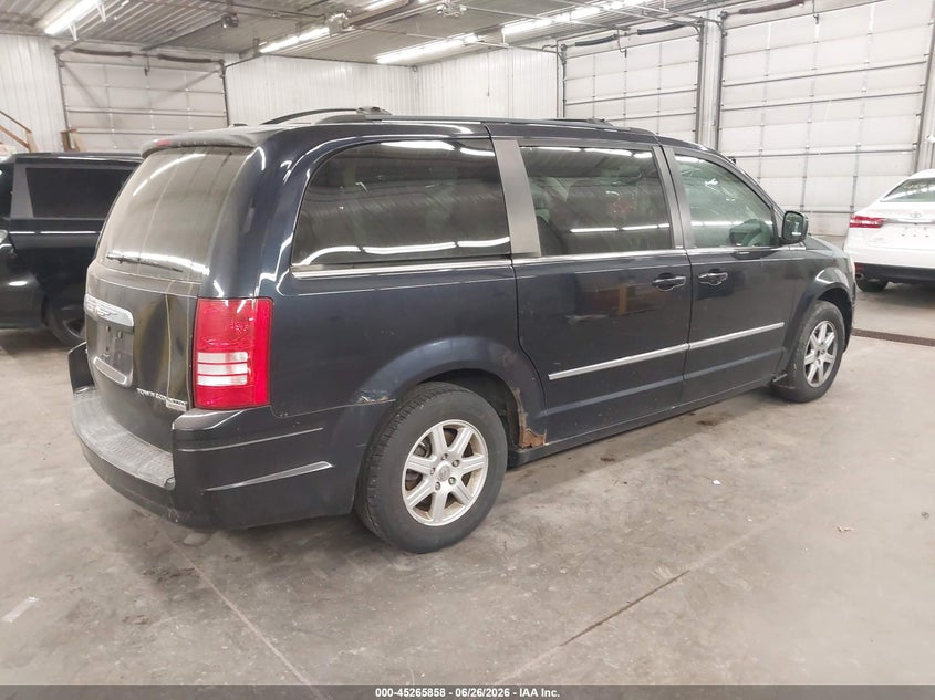 Vin: 2a4rr8dx3ar414409, lot: 45763678, chrysler town & country touring plus 20104