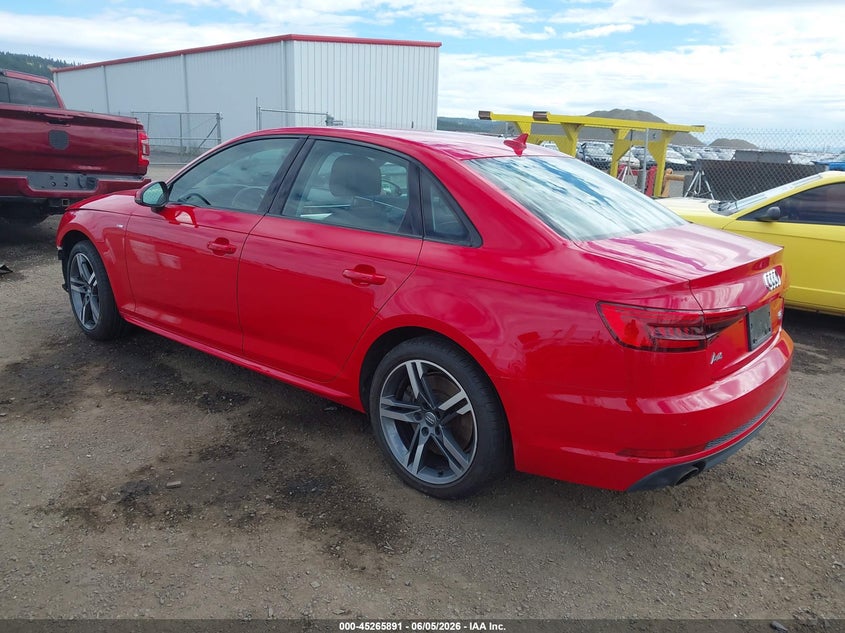 Vin: wauenaf43hn067436, lot: 45763711, audi a4 2.0t premium 20173