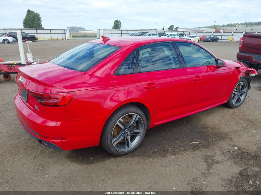 Vin: wauenaf43hn067436, lot: 45763711, audi a4 2.0t premium 20174