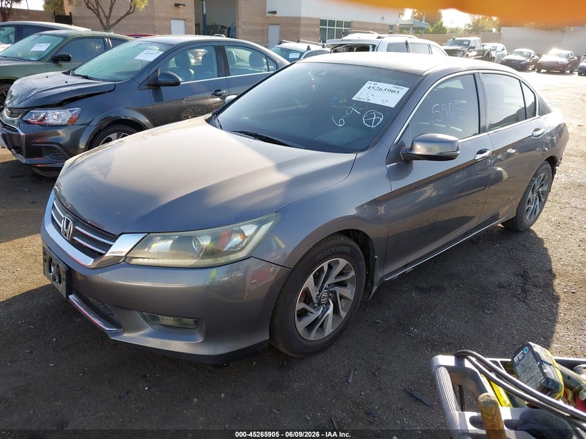 Vin: 1hgcr2f85ea275183, lot: 45763725, honda accord ex-l 20142