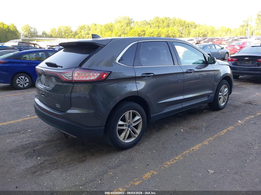 Vin: 2fmpk4j96hbb93841, lot: 45763742, ford edge sel 20174