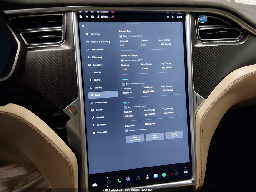 2016 Tesla Model S VIN: 5YJSA1E20GF137411 Lot: 45265933