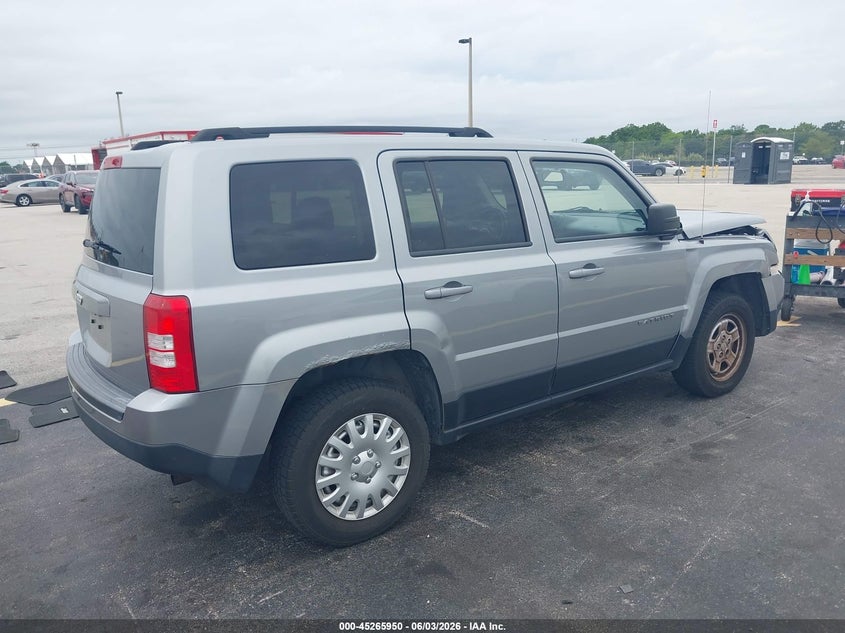Vin: 1c4njrbb7fd197904, lot: 45763770, jeep patriot sport 20154
