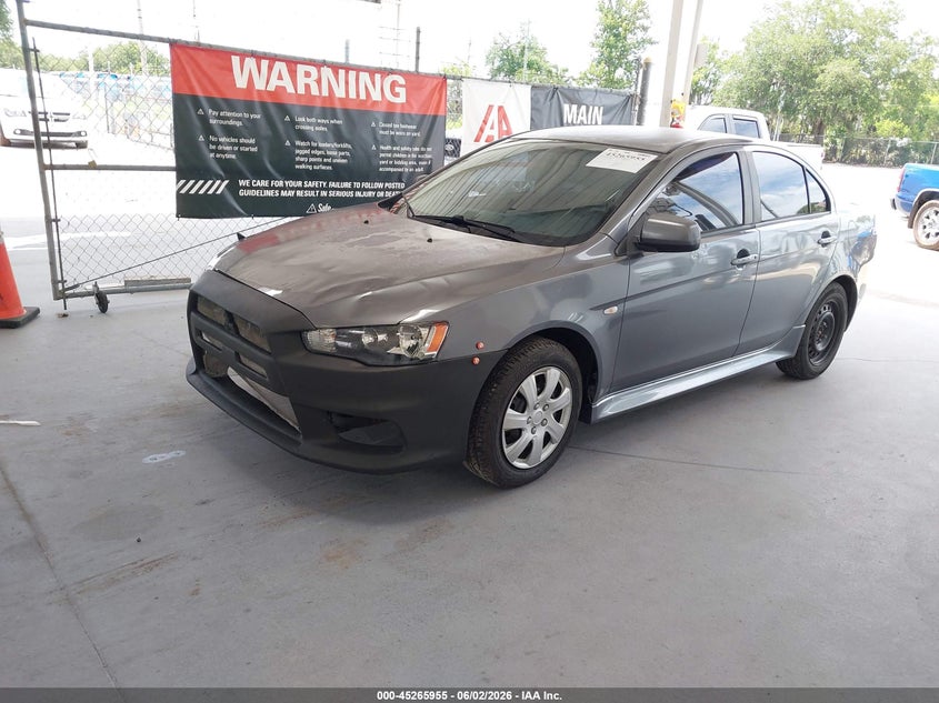 Vin: ja32u2fuxau021918, lot: 45763775, mitsubishi lancer es 20102