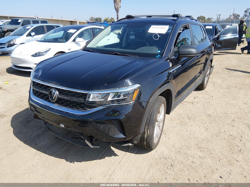 Vin: 3vvax7b27pm330878, lot: 45763782, volkswagen taos 1.5t s 20232
