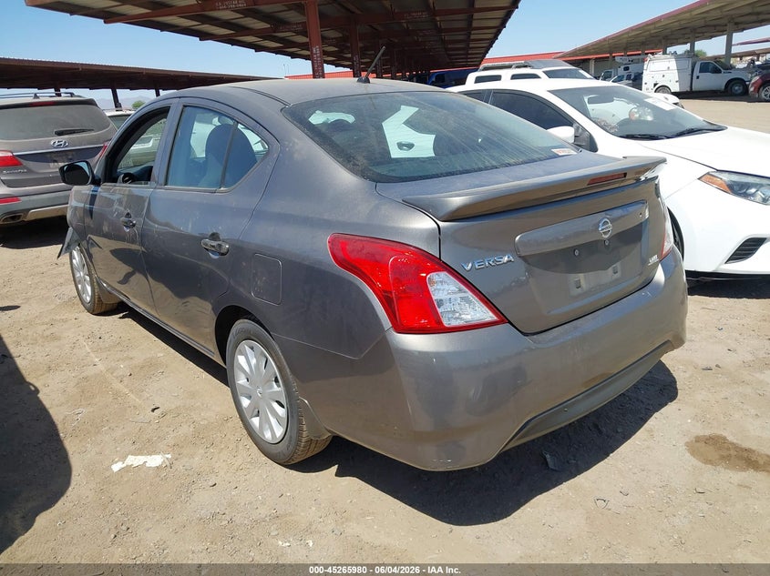 Vin: 3n1cn7ap7hl857162, lot: 45763800, nissan versa 1.6 s+ 20173