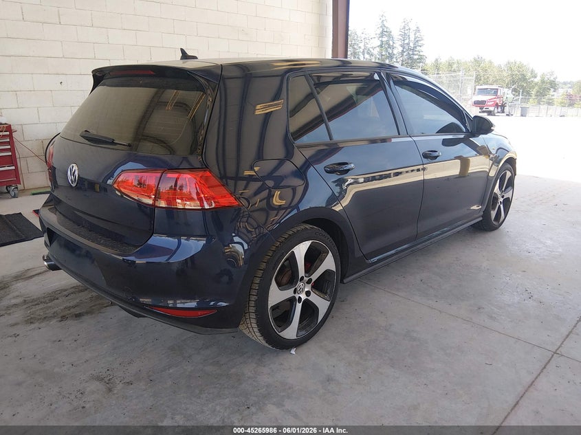 Vin: 3vw5t7au0fm062038, lot: 45763806, volkswagen golf gti 2.0t s 4-door 20154