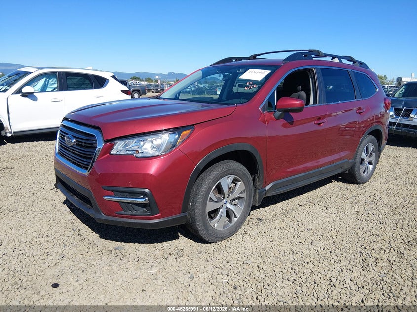 Vin: 4s4wmafd0l3427420, lot: 45763810, subaru ascent premium 20202