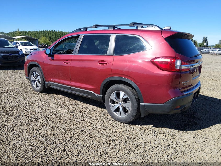 Vin: 4s4wmafd0l3427420, lot: 45763810, subaru ascent premium 20203