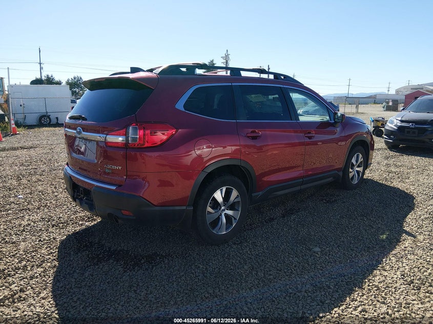 Vin: 4s4wmafd0l3427420, lot: 45763810, subaru ascent premium 20204