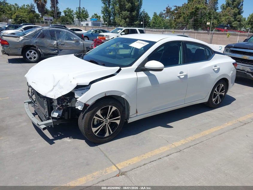 2022 Nissan Sentra Sv Xtronic Cvt 3N1AB8CV3NY244391 photo 1