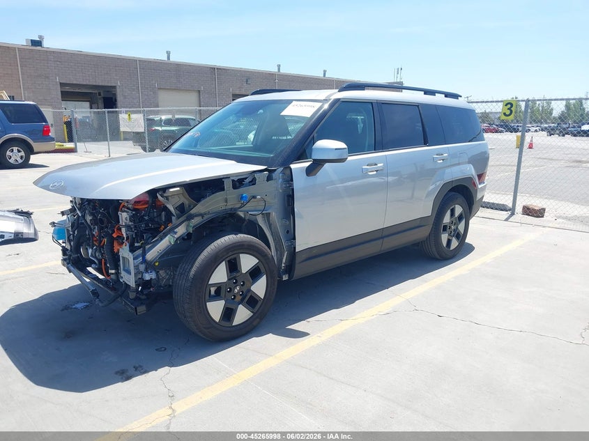 Vin: 5nmp24g10sh037194, lot: 45763818, hyundai santa fe hybrid sel 20252