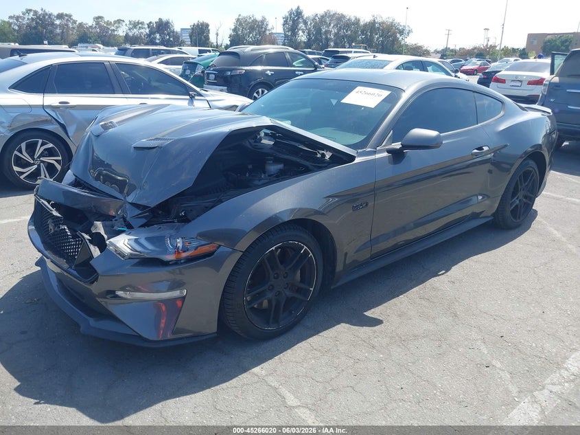Vin: 1fa6p8cf9l5114239, lot: 45763840, ford mustang gt fastback 20202